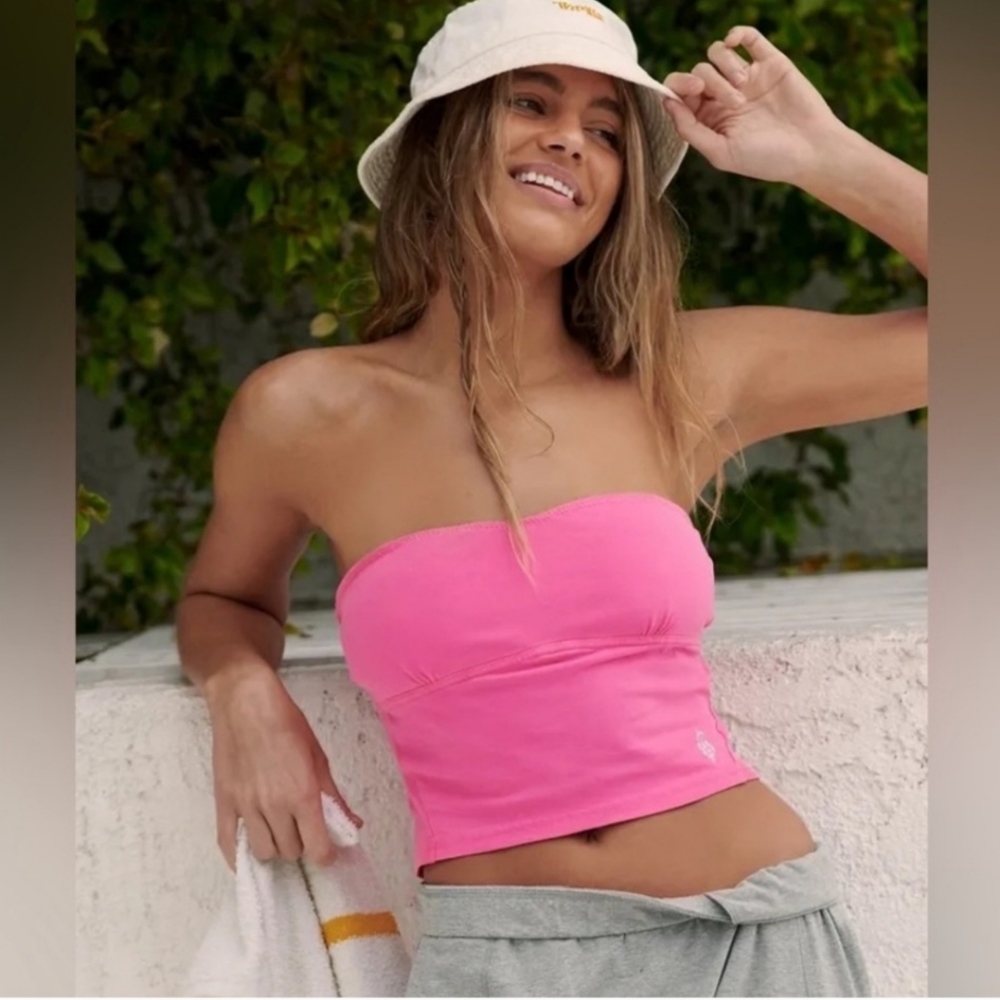 Free People Pink Tube Top